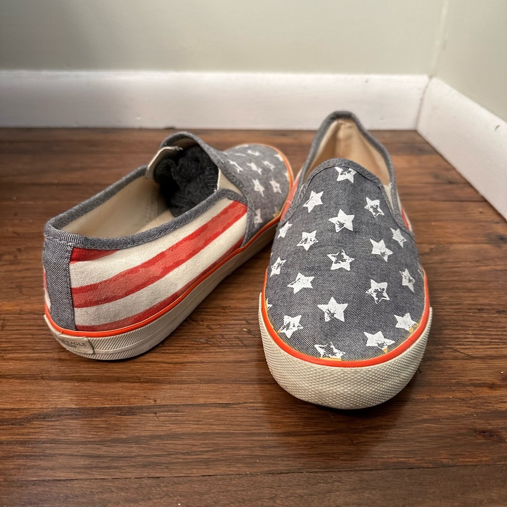 American Flag slip on Loafers